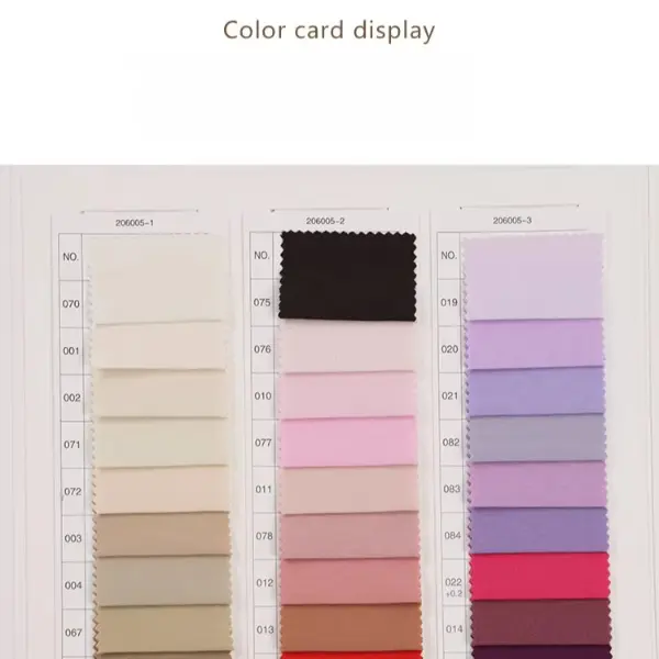 Color Options for Breathable, Soft, and Elastic Lining Fabric