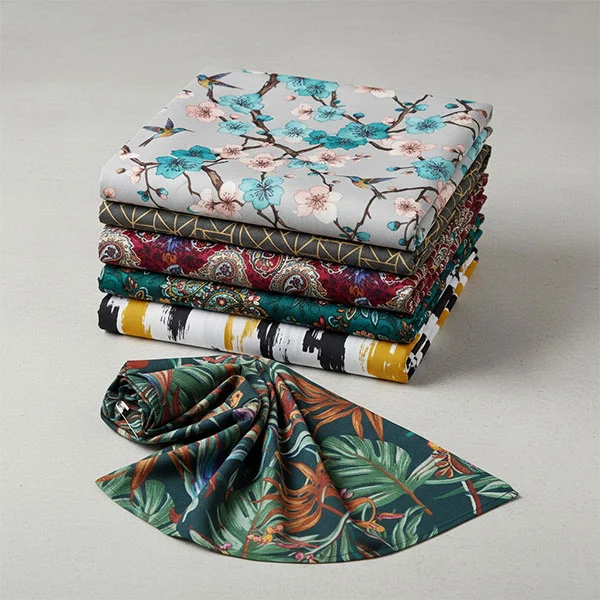 قماش بطانة بوليستر فيسكوز مطبوع قماش بطانة بوليستر فيسكوز مطبوع